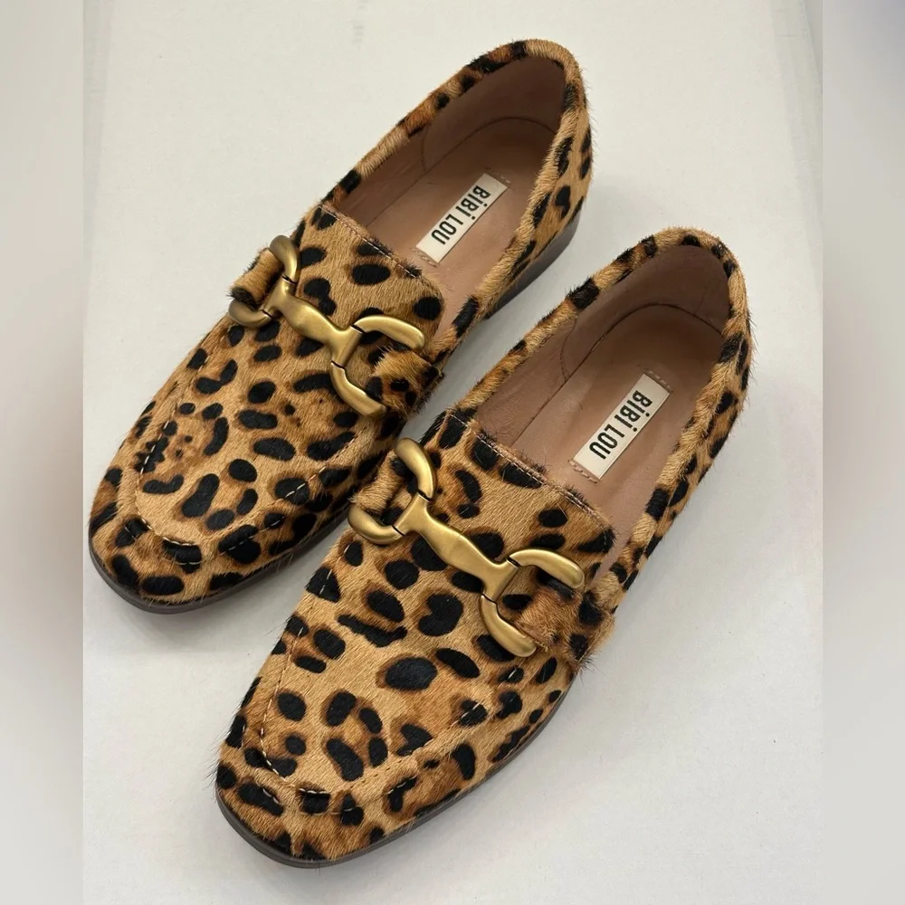 Bibi Lou Leopard Print Zagreb Loafers – Like New - Picture 2 of 14